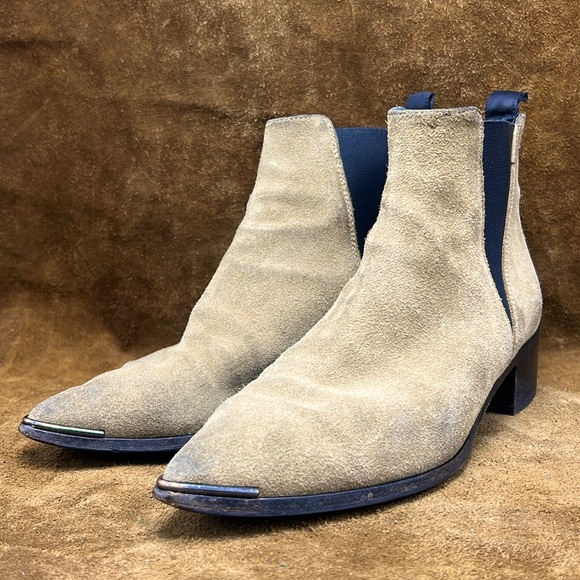 ACNE Studios Suede Ankle Boots - Picture 1 of 10